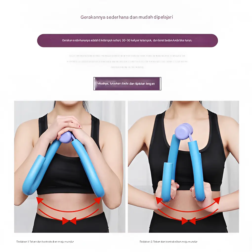 Yoga Officia Leg Trainer Alat Yoga Olahraga Untuk Paha Lengan Warna Cantik Multifungsi Otot pilates AP325-1