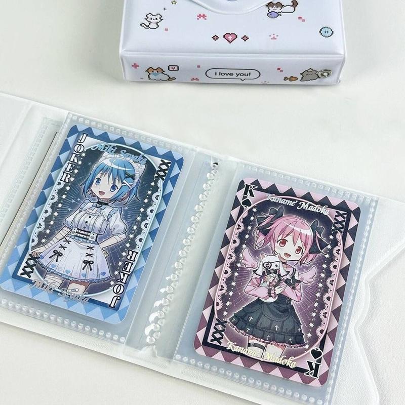 Album Ảnh 3 Inch, Mới, Dung Lượng Thẻ 32 Chiếc, Chất Liệu PU, Thích Hợp Cho Người Sưu Tập Thẻ Thần Tượng, Đóng Gáy Lá Rời 5
