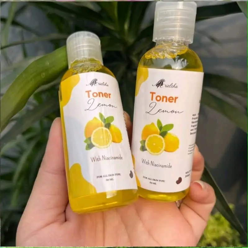 [ COD ] BPOM TONER PELICIN EKSTRAK LEMON WAJAH GLOWING CERAH 5