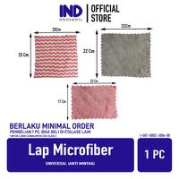 Gambar GROSIR Lap Microfiber Universal Untuk Semua Jenis Motor Mobil Kain Serbaguna Piring Dapur Micro Fibre Fiber Microfibre Serbet Anti Minyak Oil Free 25x25 22x22 17X12 - 25x25 dari IND Onderdil Kota Bandung 1 Tokopedia