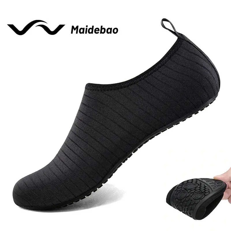 Men Women Aqua Shoes Quick-Dry Beach Shoes Barefoot Slip-on for Beach Swim Sport Surf Yoga Exercise