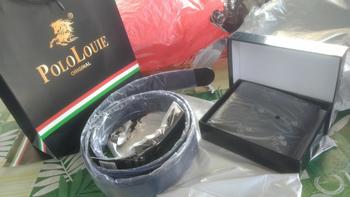 Product Review of Original Polo Louie Classy Bundle Gift Set For Him Genuine Leather Wallet With Exclusive Simple Elegant Automatic Buckle Belt Christmas gift Hantaran Krismas from S** A**t 0