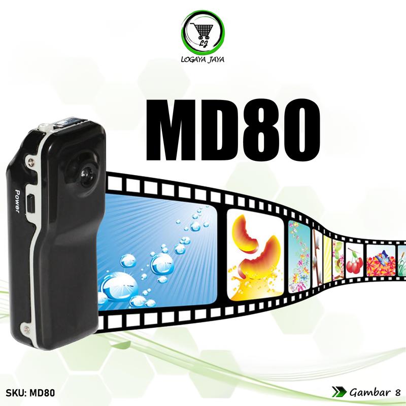 Kamera Md80 Mini DV DVR Portable Non WiFi Camcorder Perekam Vidio Audio Poto Kamera Outdoor Mini Resolusi HD 7