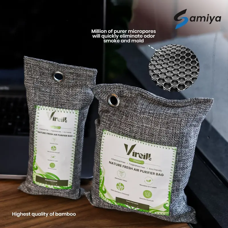 Vireille bamboo charcoal air purifier bag penyerap bau ruangan pembersih udara 5