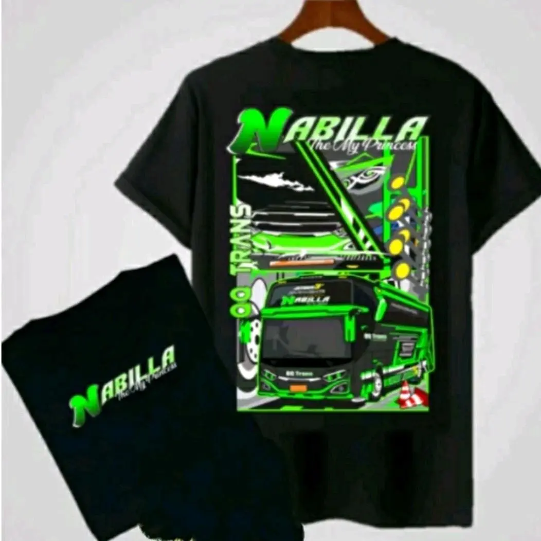 Kaos Anak Laki-laki Bismania Bis Winsvektor Nabila Albino Bis Basuri - Fashion Kids 12-13 Tahun Black Casual Blue