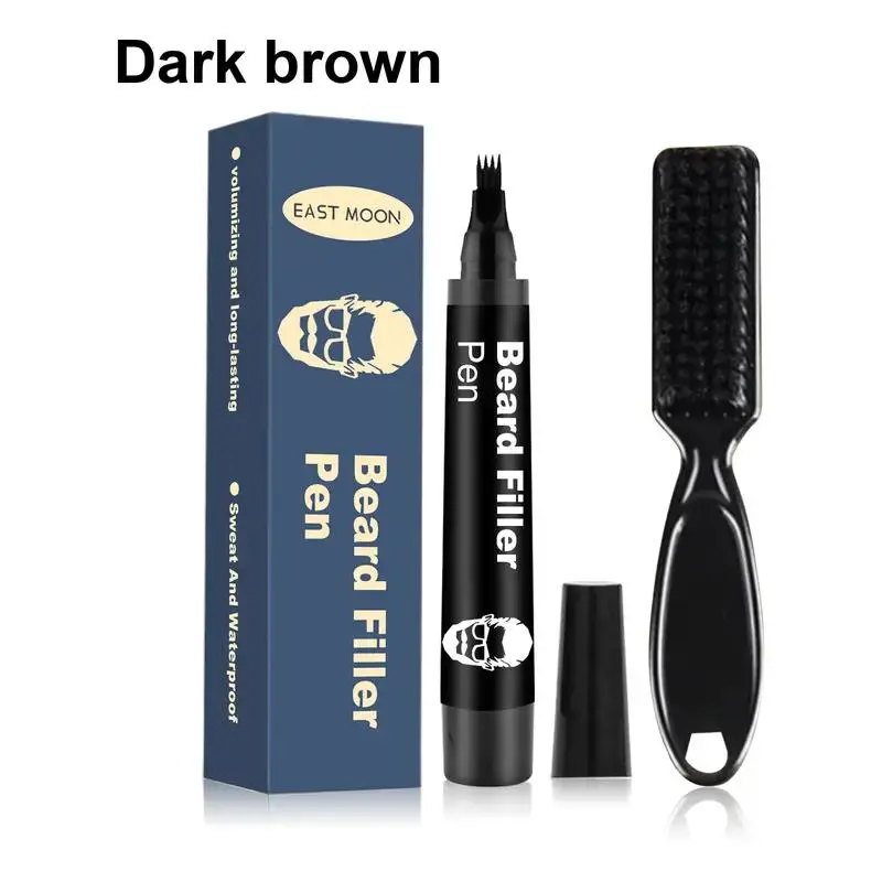 East Moon Beard Filler Pen, Detachable And Easy-To-Use Filler Pens Make It Easy To Create A Bushy Beard Hairline