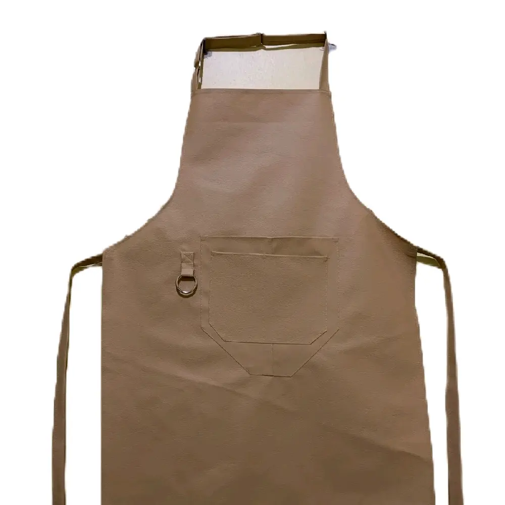 celemek waterproof korean style-apron standar model terbaru-celemek pvc anti air-bahan oscar-celemek caffe/barbershop- Tali ikat pinggang