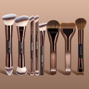 Set de 8 brochas de maquillaje MAANGE, incluye brocha para base, polvo, contorno, corrector, sombra de ojos y difuminar, brochas cosméticas profesionales para aplicación de base, rubor y corrector.