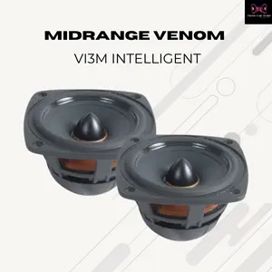 Speaker Midrange Mobil Venom VI3M Intelligent - Suara Jernih - Midrange Speaker Mobil Berkualitas - Untuk Sistem 3-Way Mobil