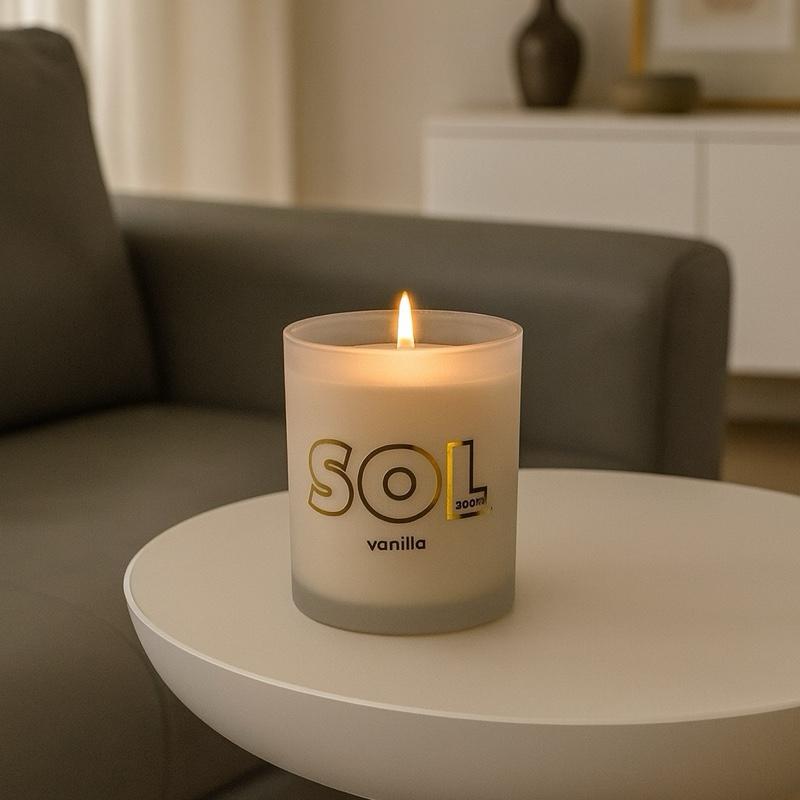  SOL Nến thơm Sol Hương hoa Nhài - Bưởi - Cam và Xạ Hương Trắng - Sáp đậu nành & sáp ong - Mùi hương C770 - Tiết kiệm thời gian - An toàn cho sức khỏe - Đốt lên đến 60 tiếng 
