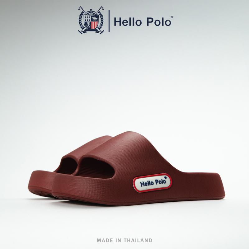 Hello Polo รองเท้าแตะแบบสวม รองเท้าลำลอง พื้นหนา สูง 4 CM. EVA ใส่อยู่บ้าน ไปเที่ยว สำหรับผู้ชายและผู้หญิง Size 36-45 รุ่น HP8058