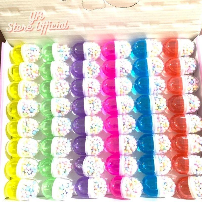 Slime Bening Kapsul Dan Foam / Slime Kapsul 1