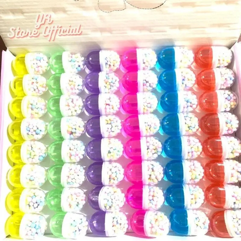 Slime Bening Kapsul Dan Foam / Slime Kapsul 1
