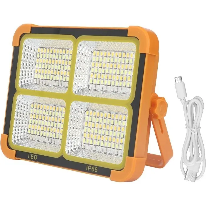 Lampu Sorot Tenaga Surya Lampu Emergency Solar Panel LED Portable 1