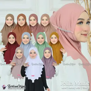 Hijab Jelita Manik Jersey Premium Best Seller