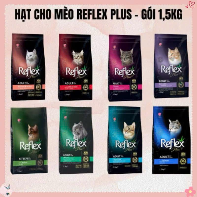 Thức Ăn Hạt Cho Mèo Reflex Plus 1.5KG (Thổ Nhĩ Kỳ)
