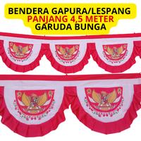 Gambar AYSANTARA Bendera Gapura Lispang Panjang 4,5 Meter HUT RI Indonesia Kain Merah Putih - GARUDA KIPAS dari AYSANTARA Kab. Garut 5 Tokopedia