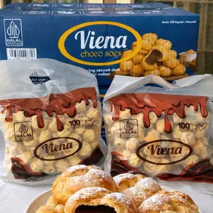 Viena Choco Soes – Camilan Renyah dan Lezat! Cemilan Chocolate Cokelat Kering Food Snack Coklat Keripik