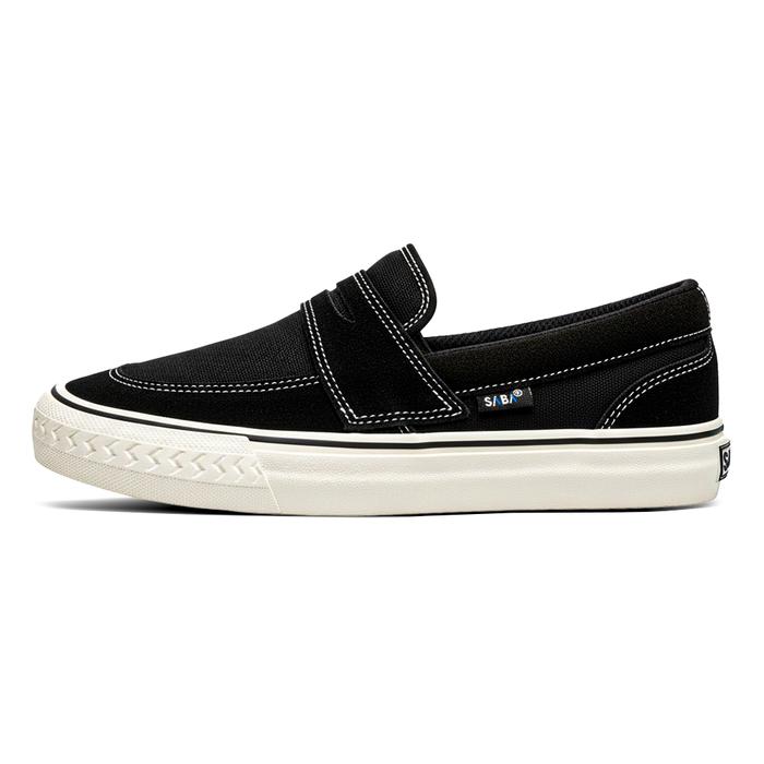 Gambar SABA Tuxedo Black White Slip On - Sepatu Loafer Sneakers Casual Pria Wanita - Black White, 38 dari Saba Footwear Kab. Tangerang Tokopedia