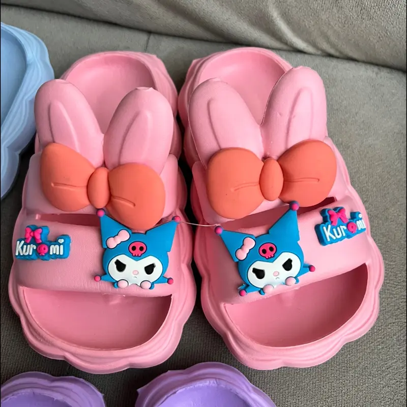 SANDAL SLOP ANAK COEWY KUROMI KELINCI CEWEK PEREMPUAN 4