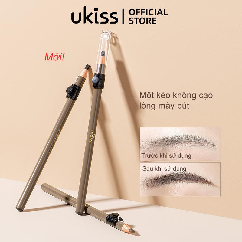 UKISS Bút Chì Kẻ Lông Mày 3.8g 3.5g Định Hình Một Nút Kéo Không Cần Cắt Lâu Trôi Mỹ Phẩm Trang Điểm Nữ Cosmetic Women