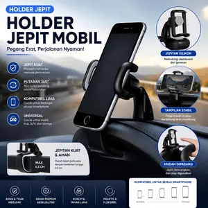 Holder Jepit Dashboard Mobil HD-22 Car Mount Smartphone Holder