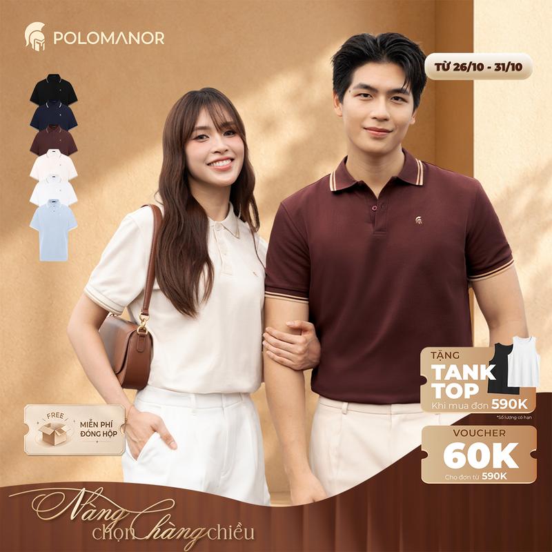 [BEST SELLER] Áo polo nam cao cấp ICON DIAMOND, POLO QUỐC DÂN, vải CVC Diamond sang trọng - POLOMANOR