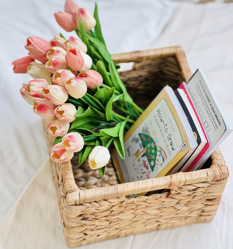 Sọt khung lục bình đựng quần áo và đồ chơi em bé Phong cách Hàn Quốc