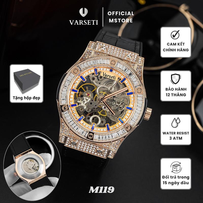 MS STORE x VŨ VĂN KHẢI Đồng Hồ Nam CƠ VERSATI Phiên Bản Lộ Cơ Cao Cấp Thời Trang Sang Trọng- M119