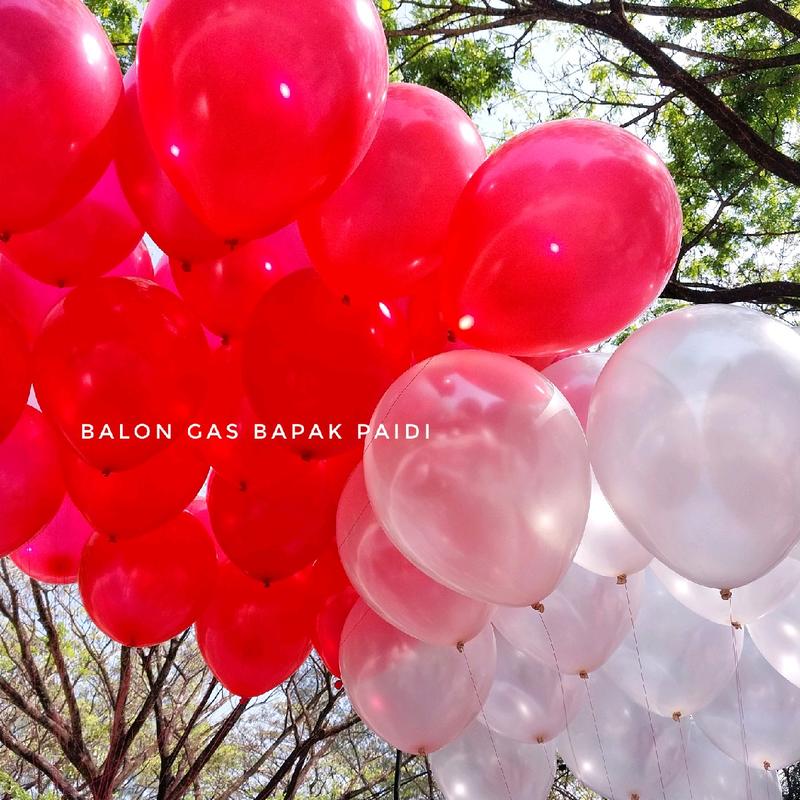 BALON GAS HELIUM / BALON KARET / BALON ULANG TAHUN / BALON MERAH PUTIH / BALON PERNIKAHAN / BALON 2