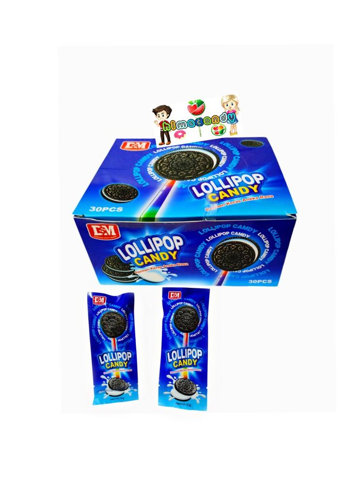 PERMEN LOLYPOP OREO LIGHT DSM BOKS ISI 30 PCS