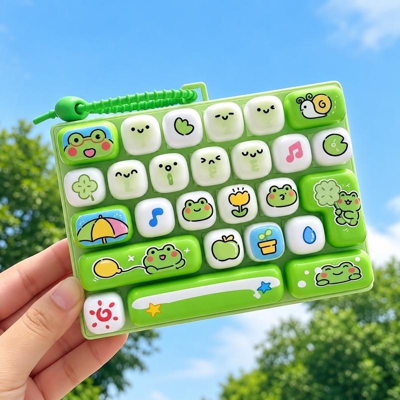 Đồ chơi móc khoá bàn phím mini 26 phím , giảm stress , đồ chơi cảm giác