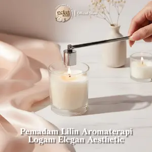 Eclat Candle Snuffer Premium | Pemadam Lilin Aromaterapi Smokeless Candle Tool Estetik ES022