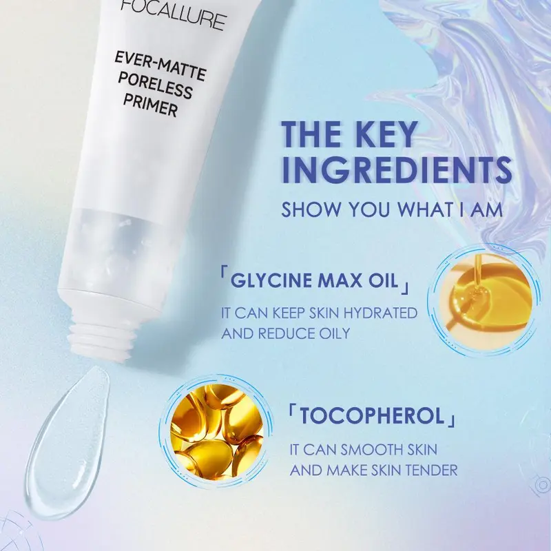FOCALLURE Foundation Primer 5 Gram Mini Size Travel Pack Trial Pack 4