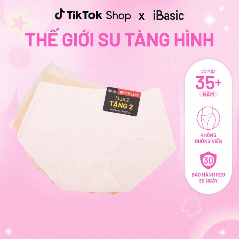 [MUA 2 TẶNG 2] Pack 4 quần lót Women nữ iBasic siêu mỏng nhẹ màu pastel PANW157 V029 Voi