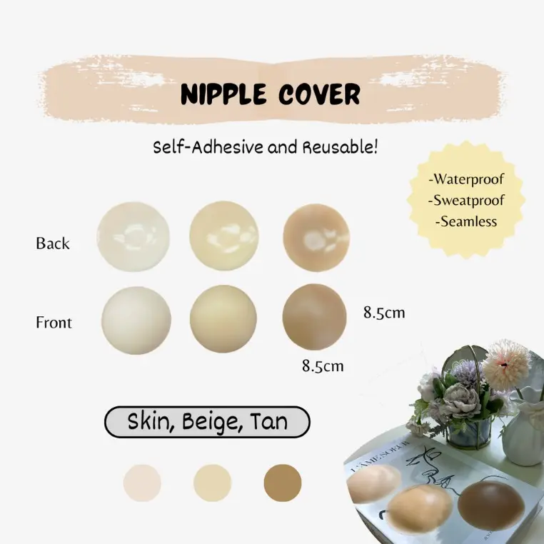 Self-Adhesive Nipple Covers (3 Shades Available) | FUNFIT
