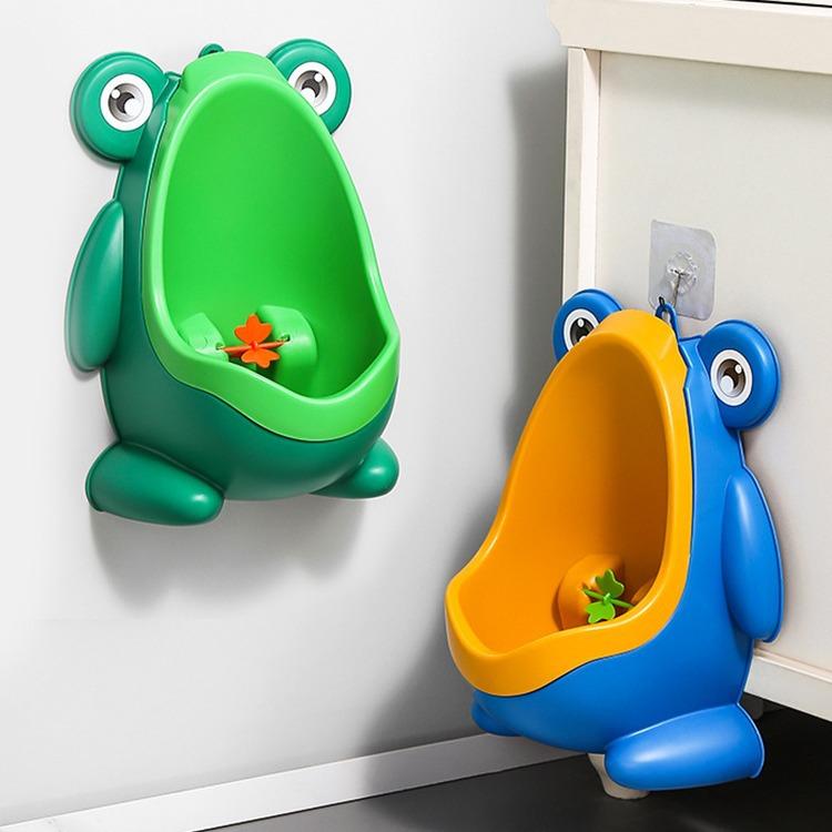 Megam Pispot Tempat Pipis Anak Laki Bentuk Katak Training Potty Toilet Boys Urinal Frog Toilet Training HSB811 1