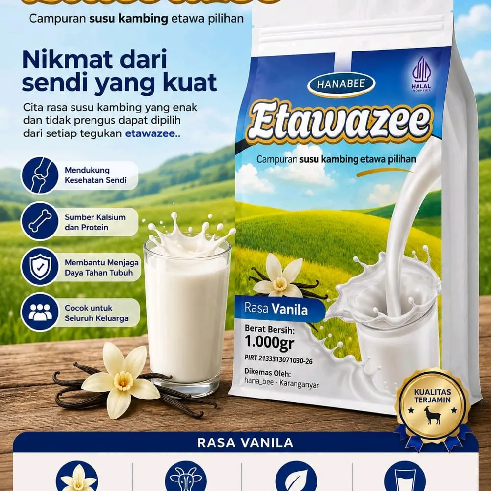 SUSU KAMBING ETAWAZEE PEREDA NYERI SENDI