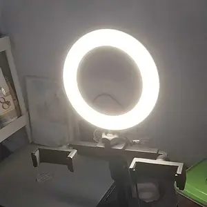 Holder Meja Ringlight 3in1 Lampu 16 Cm Gerobak Acc Holder Stand Lamp Holder Meja 3 In 1 Y216 Youtuber Live Streaming Mua Ring Light Foto Make Up stainless-steel garansi produsen aksesoris selfie