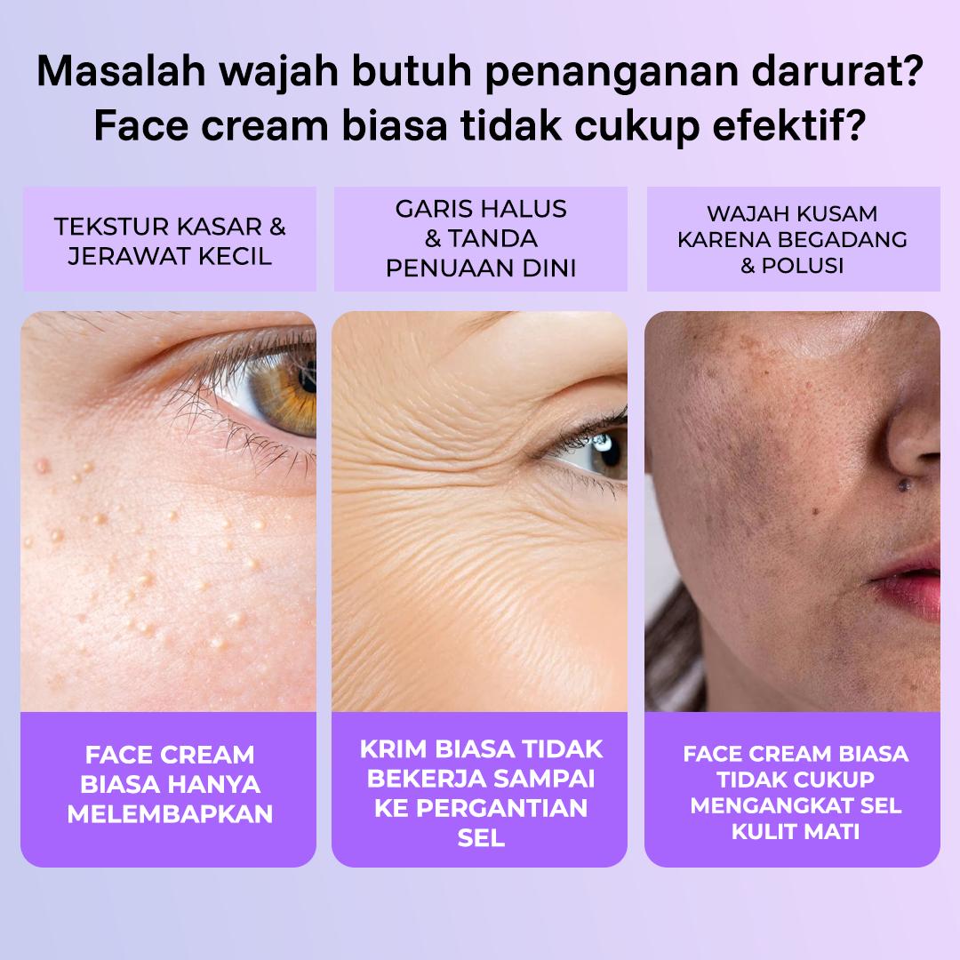[LIVE] [RETSERIES] [BUY 2 GET 6] LANBENA Duo Retinol & VItamin C Cream 30g | Anti-Aging & Repair Kulit | Ceramides Peptide Mencerahkan Melembapkan Mengurangi Kerutan