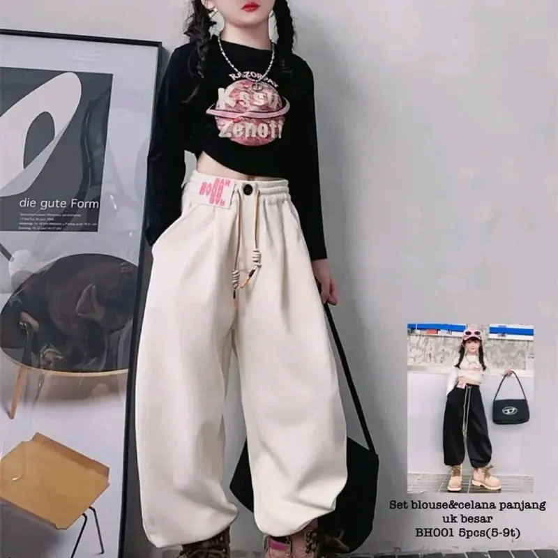 setelan anak perempuan import bh001 0