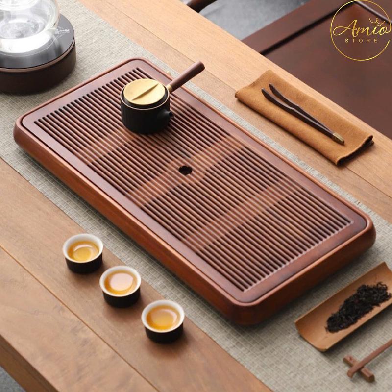Khay Trà Đẹp Cao Cấp, Khay Trà Đạo Để Bộ Ấm Chén Uống Trà Phòng Khách Sang Trọng Khay Trà Mộc Nguyệt