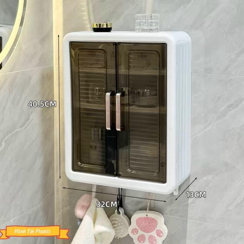  Tủ Đa Năng Đựng Đồ Nhà Bếp  Nhà Tắm  Đựng Mỹ Phẩm Treo Tường  Tủ Thuốc Chống nước  Chống Bám Bụi 