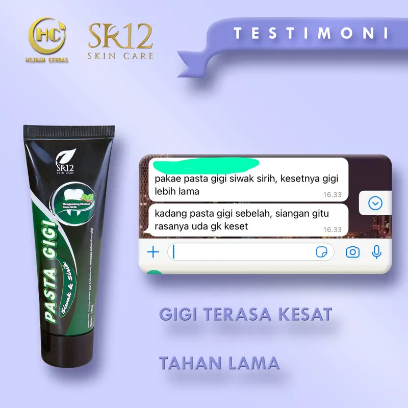 PASTA GIGI HERBAL SR12 (CHARCOAL / SIWAK & SIRIH) 6