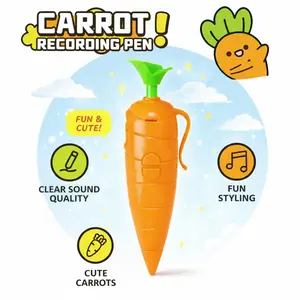 Mainan Wortel Perekam Suara Carrot Voice Recorder Pen Koleksi Lucu