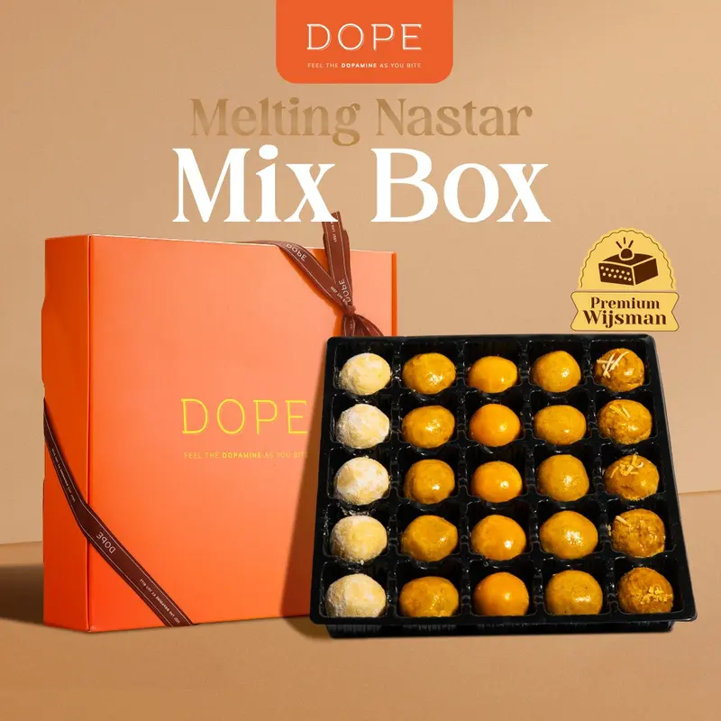 DOPE Mix Varian Melting Nastar / Kue Kacang Gurih / Putri Salju / Kastengel Keju / Kue Kering Wijsman Premium Camilan 0