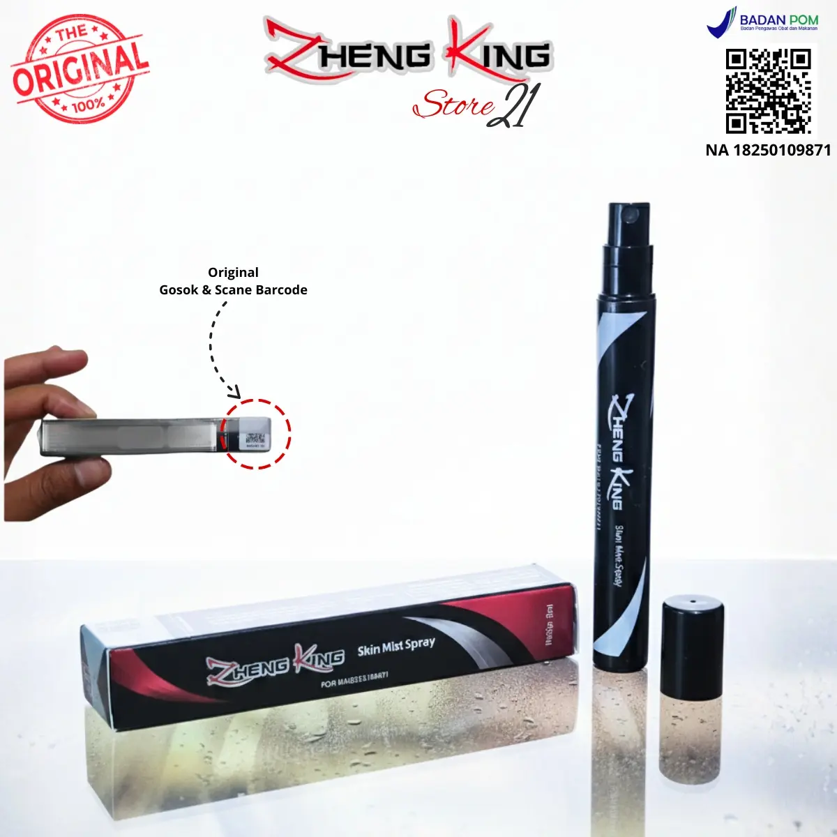 Zheng King Hygiene Spray Perawatan Anti Septik Membantu Membersihkan dan Merawat Area Lipatan