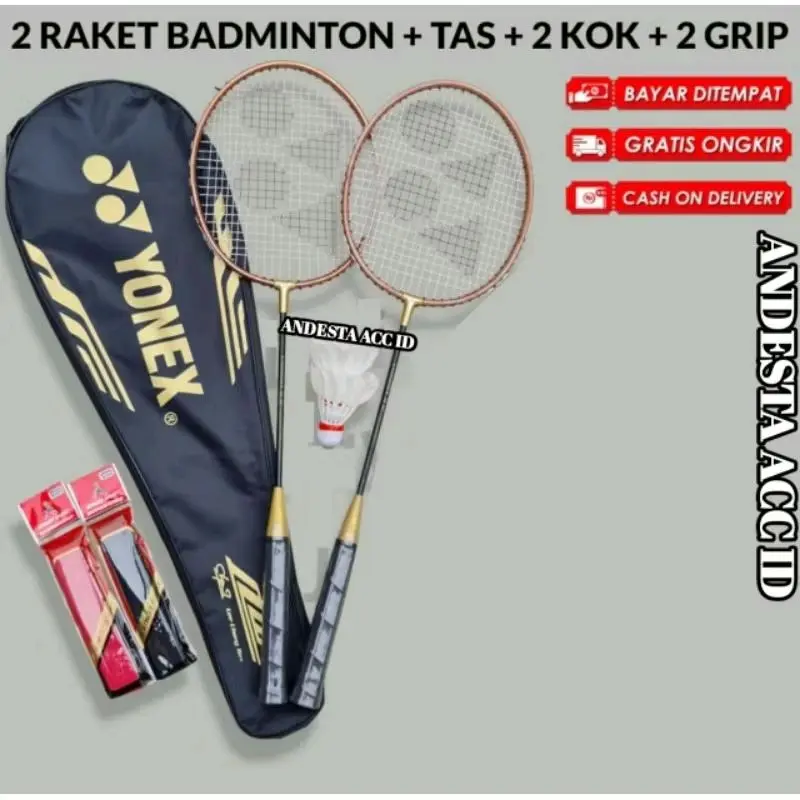 RAKET BADMINTON CARBONEX LENGKAP TINGGAL MAIN Sport