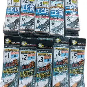 KAIL PANCING UNTUK UDANG ULTRA FINE WIRE SNELLED MERK SEAHAWK SERIES