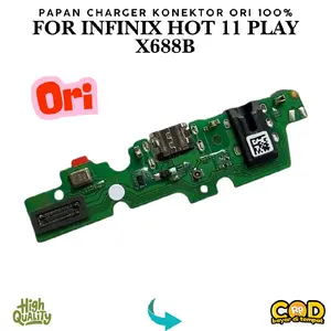 Fleksibel Papan Cas Konektor Flexibel Untuk  Ponsel Infinix Hot 11 Play X688b Konektor Charger Original 100%
